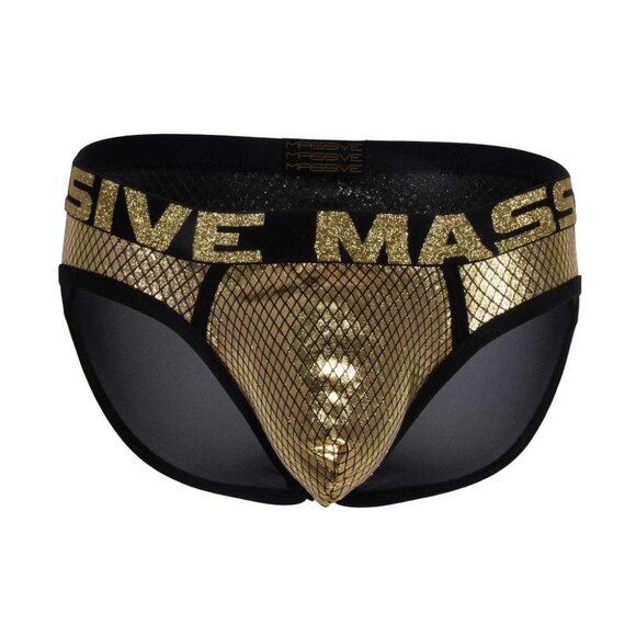 92355 Andrew Christian MASSIVE Golden Brief 2021 - Picture 1 of 4